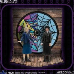 Mezco Toyz Wednesday 5 Points Wednesday & Enid Boxed Set Action Figures