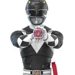 Power Rangers Lightning Collection Remastered Mighty Morphin Black Ranger 6-Inch Action Figure - Fan Channel Exclusive