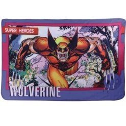 SDCC 2023 Marvel Wolverine Card Deluxe Fleece Blanket Tin - Previews Exclusive