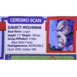SDCC 2023 Marvel Wolverine Card Deluxe Fleece Blanket Tin - Previews Exclusive