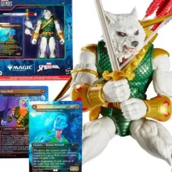 Spider-Man Marvel Legends Magic: The Gathering Man-Wolf 6-Inch Action Figure and Card