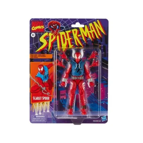 Spider-Man Marvel Legends Comic 6-inch Scarlet Spider Action Figure