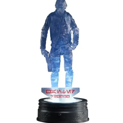 Star Wars The Black Series Holocomm Collection Han Solo 6-Inch Action Figure with Light-Up Holopuck