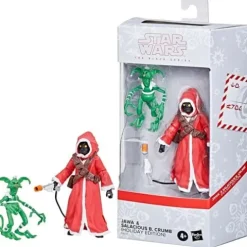 Star Wars The Black Series Jawa & Salacious B. Crumb (Holiday Edition) 6-Inch Action Figure - Exclusive