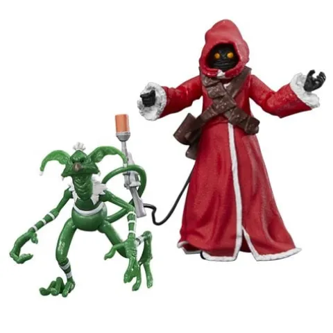 Star Wars The Black Series Jawa & Salacious B. Crumb (Holiday Edition) 6-Inch Action Figure - Exclusive