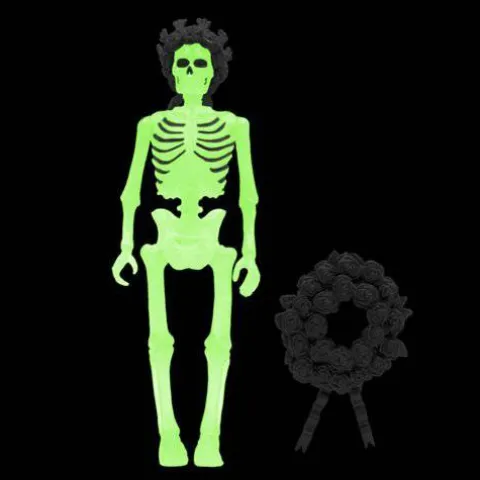 Super7 Grateful Dead Glow-in-the-Dark Bertha 3 3/4-Inch ReAction Figure