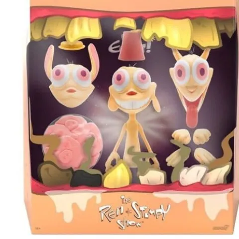 Super7 Ren & Stimpy Deluxe 6-Inch Action Figure - Select Figure(s)