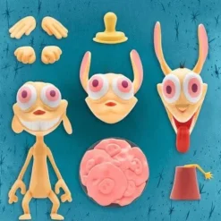 Super7 Ren & Stimpy Deluxe 6-Inch Action Figure - Select Figure(s)