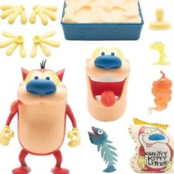 Super7 Ren & Stimpy Deluxe 6-Inch Action Figure - Select Figure(s)