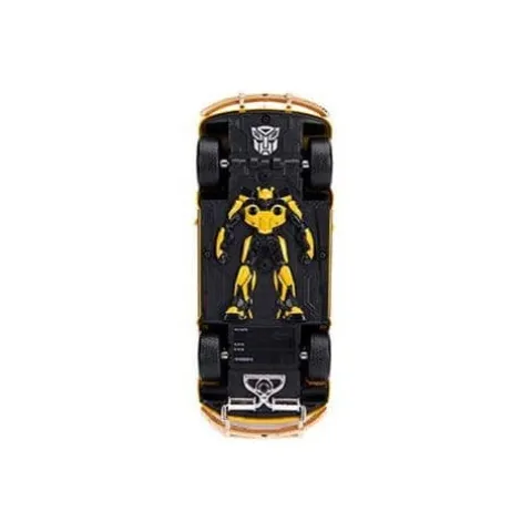 Transformers Bumblebee Movie 1:24 Scale Volkswagen Beetle Die-Cast Metal Vehicle with 3 3/4-Inch Charlie Figure
