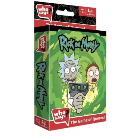 Who Says? Card Game Rick and Morty Edition
