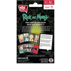 Who Says? Card Game Rick and Morty Edition