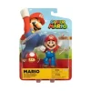 World of Nintendo 4" Action Figure - Mario with Super Mushroom