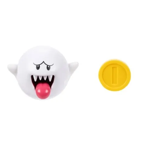 World of Nintendo 4" Action Figure - Boo with coin