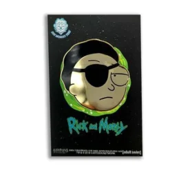 Zen Monkey: Golden Evil Morty - Rick and Morty Enamel Pin