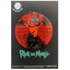 Zen Monkey: **SEASON 4 EPISODE 1** Death Crystal Bound Morty - Rick and Morty Enamel Pin
