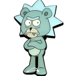 Zen Monkey: SEASON 4 EPISODE 1 Teddy Rick - Rick and Morty Enamel Pin